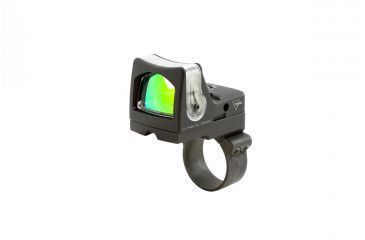 Image of Trijicon RMR Dual Illuminated Reflex Sight, 12.9 MOA Amber Triangle, RM36 Mount, Black, 700058