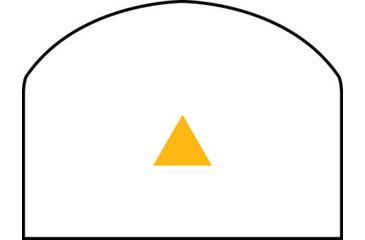 Image of Trijicon RMR Dual Illuminated Reflex Sight, 12.9 MOA Amber Triangle, RM34W Mount, Black, 700056