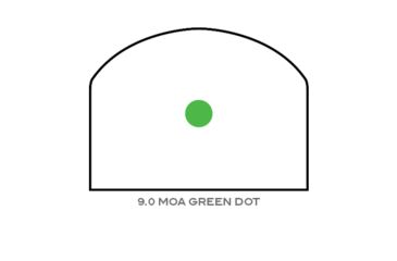 Image of Trijicon RMR Dual Illuminated Reflex Sight, 9.0 MOA Green Dot, No Mount, Black, RM05G
