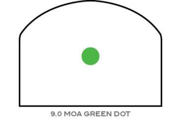Image of Trijicon RMR Dual Illuminated Reflex Sight, 9.0 MOA Green Dot, No Mount, FDE, 700210