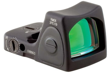 Image of Trijicon RM06 RMR Type 2 Adjustable LED Red Dot Sight, 3.25 MOA Red Dot, No Mount, Matte, Black, RM06-C-700672