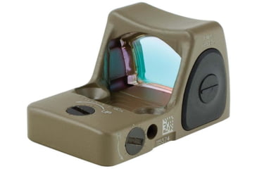 Image of Trijicon RM06 RMR Type 2 Adjustable LED Red Dot Sight, 3.25 MOA Red Dot, No Mount, Matte, FDE, 700696