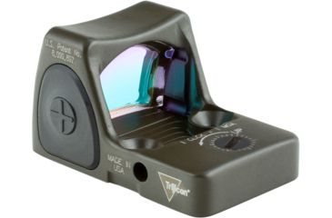 Image of Trijicon RMR Type 2 Adjustable Red Dot Sight, 6.5 MOA Red Dot, No Mount, Cerakote OD Green, 700716