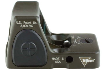 Image of Trijicon RMR Type 2 Reflex Sight, 1 MOA Red Dot, No Mount, OD Green, 700744