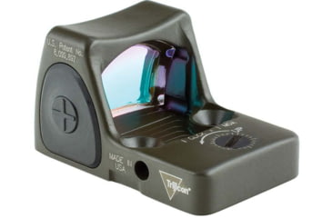 Image of Trijicon RMR Type 2 Reflex Sight, 1 MOA Red Dot, No Mount, OD Green, 700744