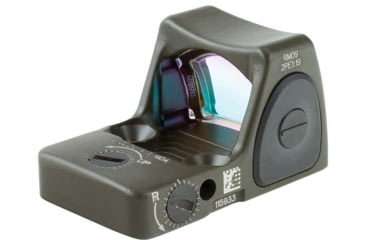 Image of Trijicon RMR Type 2 Reflex Sight, 1 MOA Red Dot, No Mount, OD Green, 700744