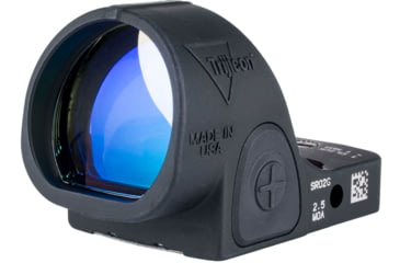 Image of Trijicon SRO Adjustable LED Red Dot Reflex Sight, 1x, Green 2.5 MOA Dot Reticle, Anodized, Black, SRO2-2500027