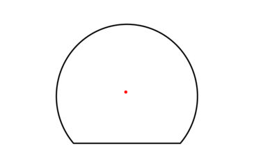 Image of Trijicon SRO Adjustable LED Red Dot Sight,1x, 1.0 MOA Dot Reticle, 2500001