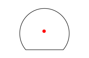 Image of Trijicon SRO Adjustable LED Red Dot Sight,1x, 5.0 MOA Dot Reticle, 2500003
