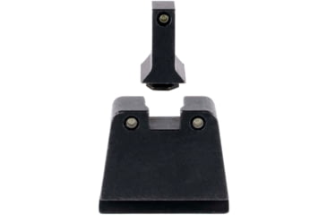 Image of Trijicon Suppressor/Optic Height Sight Set, Black Front/Black Rear &amp; Green Lamp, Glock  42, 43, 43x, 43e, 49, Black, 601141