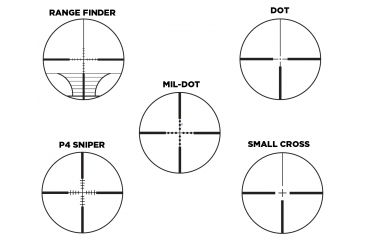 Image of Trinity Force 1-4x24mm Assault Waterproof Rifle Scope w/Quick Release Monolithic Mount,Mil Dot Reticle,Black SR19S1424B
