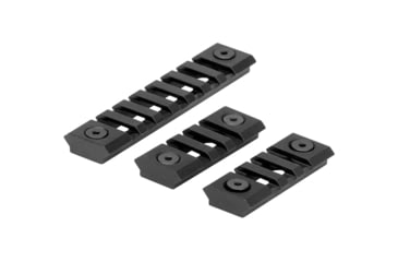 Image of Trinity Force M-LOK Lightweight Rail Sections, 3 Pack, Black, MLS3B