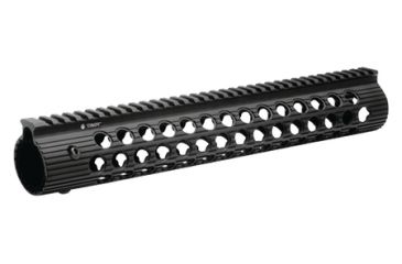 Image of Troy Alpha Rail AR-15 Free Float Modular Handguard, No Sight, 13in, Black, NSN - 1005-01-621-9175, STRX-AL1-13BT-01