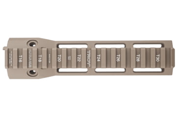 Image of Troy Battlerail, SOCC-PDW, 6.8in, Special Ops - M-LOK Compatible, Low Profile, Flat Dark Earth, SRAI-SRP-68FT-00