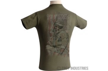 Image of Troy Car-14 T-Shirt Green - XL STSH-CAR-0XBT-00