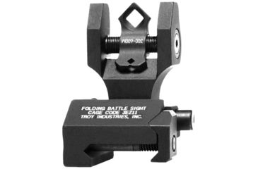 Image of Troy Dioptic Apeture DOA Top Mounted Deployable Rear Sight, Black, SSIG-DOA-RFBT-00