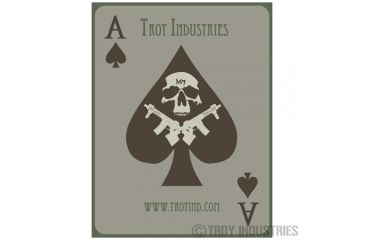 Image of Troy Patch - Multi Cam Death Card SPAT-PAT-00MT-01