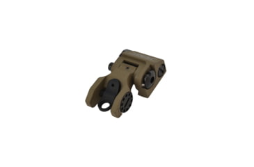 Image of Troy Rear Folding Battle Sight, T6 Aircraft Aluminum, Flat Dark Earth, FBS-R0FT-00