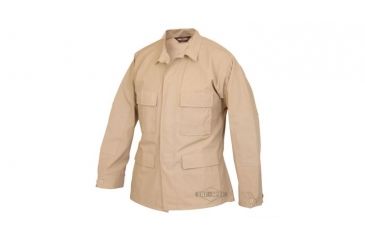 Image of Tru-Spec 100% Cotton Ripstop BDU Jacket - Men's, Khaki, Extra Small, Long Length 1550022