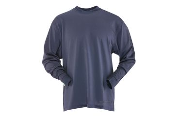 Image of Tru-Spec 24-7 TAC LS Tee-Shirt 100% Poly Jersey Knit, Navy, Small Regular 4319003