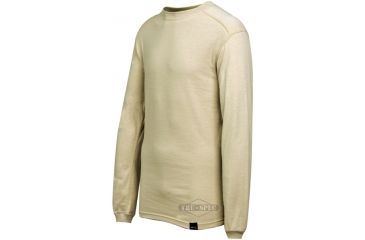 Image of Tru-Spec Crew T Shirt SAND BASELAYER LS, Extra Large Reg. 2770006