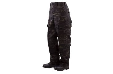 Image of TRU-SPEC TAC T.R.U. Cotton/Nylon Ripstop Trousers - Men's, MultiCam Black, Medium, Regular, 1236004