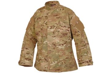 Image of Tru-Spec Tactical Response Shirt Multi Camo P/C R/S, Extra Small Reg. 1298002