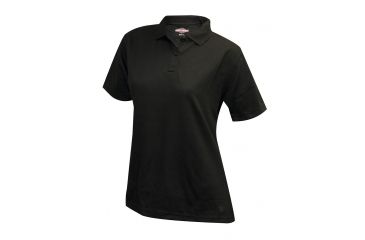 Image of Tru-Spec Women's Short Sleeve Performance Polo Shirt, Black, Medium 4375004