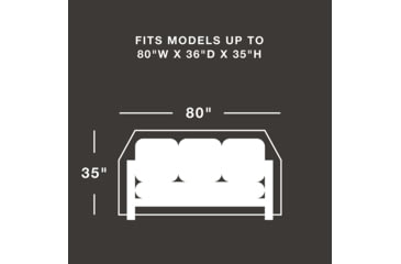 Image of True Guard Patio Sofa 600 Denier Rip Stop Cover, 100538858