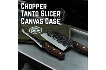 Image of TRUE Primal Forge Kits Kitchen Knives, 6.5 inch and 7.25 inch Blade, 5Cr15Mov Stainless Steel, TRU-BND-0004