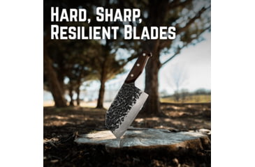 Image of TRUE Primal Forge Kits Kitchen Knives, 6.5 inch and 7.25 inch Blade, 5Cr15Mov Stainless Steel, TRU-BND-0004