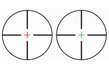 Image of TruGlo Hunt-Tec Compact Rifle Scope 4x32mm Dual-Color Illuminated Duplex Reticle Weaver-Style Rings Included Matte Black