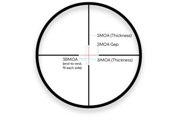 Image of TruGlo Hunt-Tec Compact Rifle Scope 4x32mm Dual-Color Illuminated Duplex Reticle Weaver-Style Rings Included Matte Black