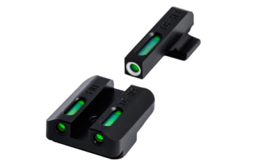 Image of TruGlo TFX Tritium/Fiber Optic Green 3 Dot Night Sight, FNH FNP-45, FNX-45, TG-TG13FN3A