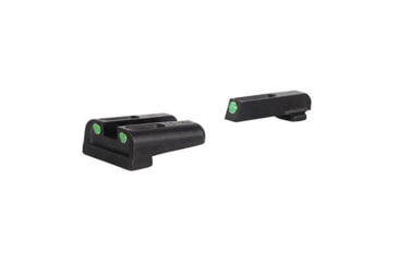 Image of TruGlo TFO 1911 Government W/Novak LoMount Fiber Optic Green, TG-TG131NT1