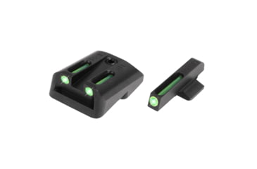 Image of TruGlo TFO 1911 Government W/Novak LoMount Fiber Optic Green, TG-TG131NT1