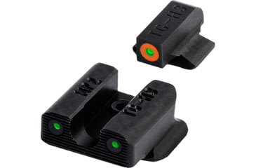 Image of TruGlo Tritium Pro Handgun Night Sights for Smith &amp; Wesson Bodyguard 380 w/ Orange Front Ring, TG-TG231MP2C