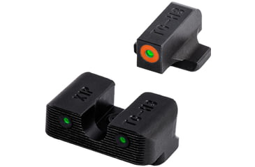Image of TruGlo Tritium Pro Handgun Night Sights for Springfield XD, XDM, excluding 5.25in Comp Series, XDE &amp; XDS w/ Orange Front Ring, TG-TG231X1C