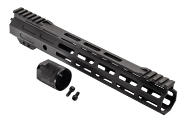 Image of TRYBE Defense Magnite Ultra Function Lightweight Handguard, Cut Top Rail, M-LOK, Black, 12in, MGHDG-V1-12CR-BL