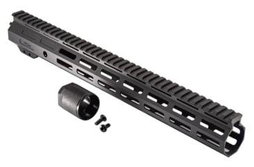 Image of TRYBE Defense Magnite Ultra Function Lightweight Handguard, Full Top Rail, M-LOK, Black, 15in, MGHDG-V1-15FR-BL