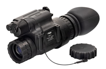 Image of TRYBE Optics PVS-14 Night Vision Monocular, GEN 3, White Phosphor, Filmless Tube, 64-72 lp/mm, Regular, Charcoal, TRYBEPVS14W-L3