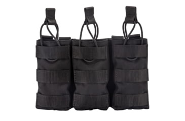 Image of TRYBE Tactical Triple 5.56 Magazine Pouch, Black, RMP-TRPL556-BL