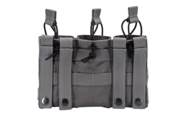 Image of TRYBE Tactical Triple 5.56 Magazine Pouch, Wolf Gray, RMP-TRPL556-WG