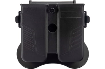 Image of TRYBE Tactical Universal Double Magazine Pouch, Black, TRT-UDMP-BL