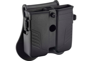 Image of TRYBE Tactical Universal Double Magazine Pouch, Black, TRT-UDMP-BL