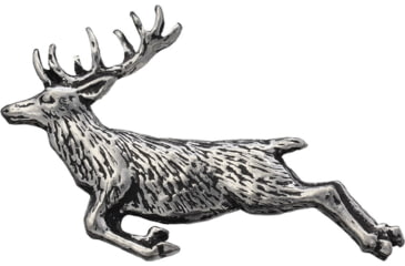 Image of TS Brown Springing Stag Lapel Pin, TSBA60