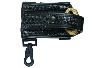 Image of TUFF Products Folger Adams Key Holder w/ Metal Hook, Black Basketweave, 5 Folger Adams Keys 7777-BW
