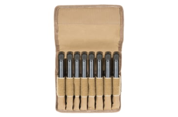 Image of TUFF Products Original 8 In-Line Mag Pouch,Coyote Brown,.9mm/.40S&amp;W/.45ACP Double Stack B92F/G17-21/HK45 or Similar 7068-CBV-2
