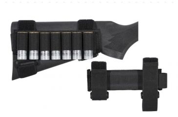 Image of TUFF Products Shotgun Stock 7 Cartridge Holder, Black 4015-NY