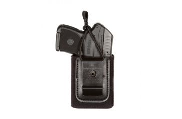 Image of TUFF Products Uni-Fit IWB Holster w/ Metal Clip, Black, Medium Fits Lcp Gl26 J Frame Or Similar 1200-UNI-MD